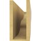 Ekena Millwork 6"W x 36"D x 12"H Thin Greensboro Rough Cedar Woodgrain TimberThane Corbel, Primed Tan CORUR06X36X12GRNRCPR - alternate 2